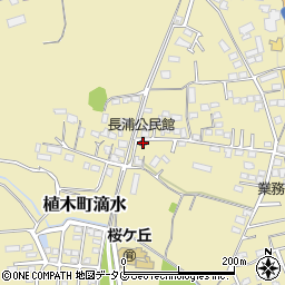 熊本県熊本市北区植木町滴水334周辺の地図