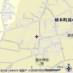 熊本県熊本市北区植木町滴水1174周辺の地図