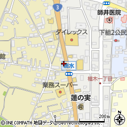 熊本県熊本市北区植木町滴水23周辺の地図