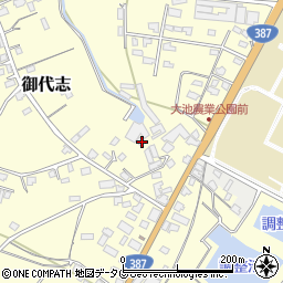 熊本県合志市御代志865-1周辺の地図