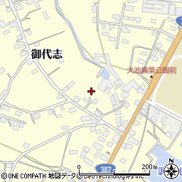 熊本県合志市御代志878周辺の地図