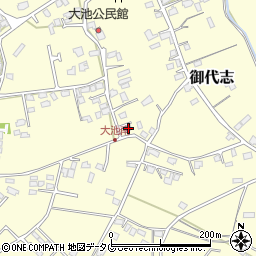 熊本県合志市御代志1419周辺の地図
