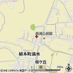 熊本県熊本市北区植木町滴水350周辺の地図