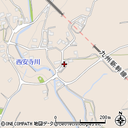 熊本県玉名郡玉東町西安寺1145-1周辺の地図