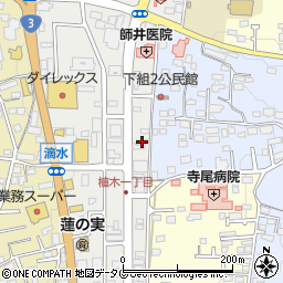熊本県熊本市北区植木町植木387周辺の地図