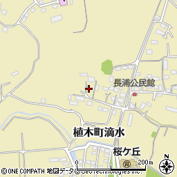 熊本県熊本市北区植木町滴水361周辺の地図