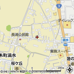 熊本県熊本市北区植木町滴水314周辺の地図
