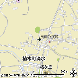 熊本県熊本市北区植木町滴水352周辺の地図