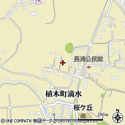 熊本県熊本市北区植木町滴水358周辺の地図