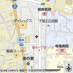 熊本県熊本市北区植木町植木404周辺の地図