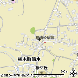 熊本県熊本市北区植木町滴水345-2周辺の地図
