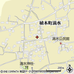 熊本県熊本市北区植木町滴水987周辺の地図