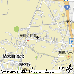 熊本県熊本市北区植木町滴水338周辺の地図