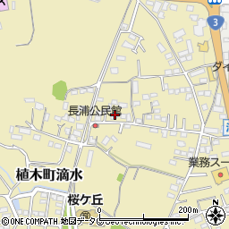 熊本県熊本市北区植木町滴水336-1周辺の地図