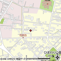 熊本県合志市御代志2091-46周辺の地図