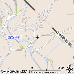熊本県玉名郡玉東町西安寺1144周辺の地図