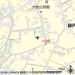 熊本県合志市御代志1441-2周辺の地図