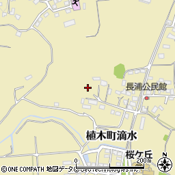 熊本県熊本市北区植木町滴水375周辺の地図