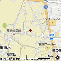 熊本県熊本市北区植木町滴水314-3周辺の地図