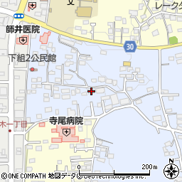 熊本県熊本市北区改寄町2352周辺の地図