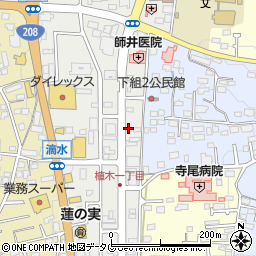 熊本県熊本市北区植木町植木388周辺の地図