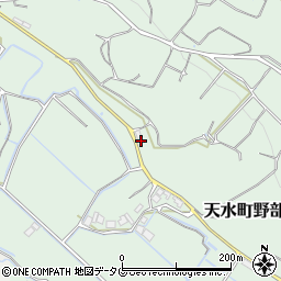熊本県玉名市天水町野部田145-2周辺の地図