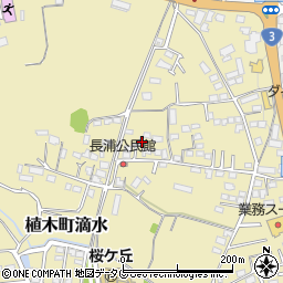 熊本県熊本市北区植木町滴水337周辺の地図