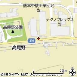 熊本県菊池郡大津町高尾野461周辺の地図