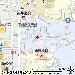 熊本県熊本市北区改寄町2360周辺の地図