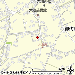 熊本県合志市御代志1449-7周辺の地図