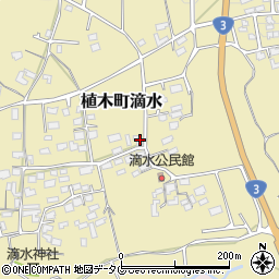 熊本県熊本市北区植木町滴水998周辺の地図
