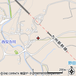 熊本県玉名郡玉東町西安寺900周辺の地図