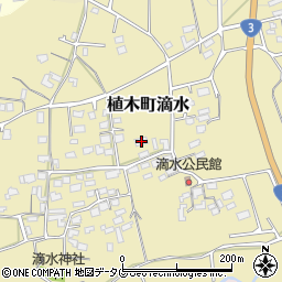 熊本県熊本市北区植木町滴水997周辺の地図