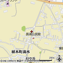 熊本県熊本市北区植木町滴水343周辺の地図