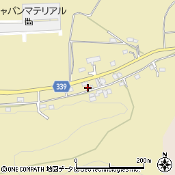 熊本県菊池郡大津町高尾野784周辺の地図