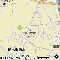 熊本県熊本市北区植木町滴水342-3周辺の地図