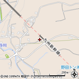 熊本県玉名郡玉東町西安寺周辺の地図