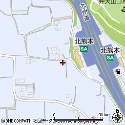 熊本県熊本市北区改寄町1252-3周辺の地図
