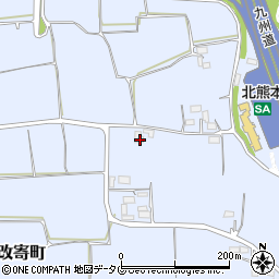 熊本県熊本市北区改寄町1255周辺の地図