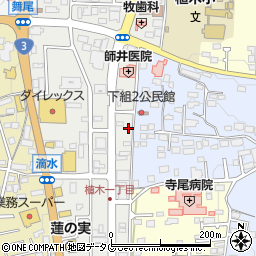 熊本県熊本市北区植木町植木393周辺の地図