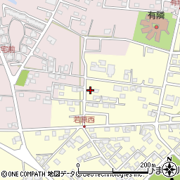 熊本県合志市御代志2091-42周辺の地図