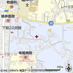 熊本県熊本市北区改寄町2384周辺の地図