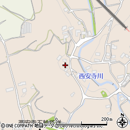 熊本県玉名郡玉東町西安寺495周辺の地図
