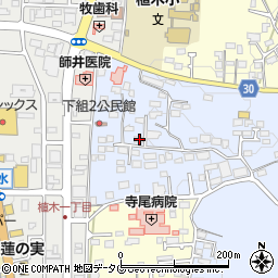 熊本県熊本市北区改寄町2369-4周辺の地図