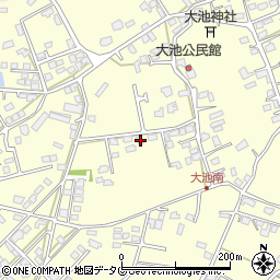 熊本県合志市御代志1447周辺の地図