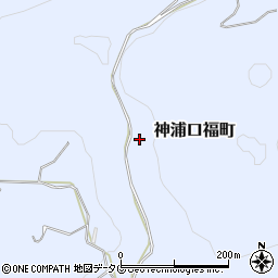 長崎県長崎市神浦口福町周辺の地図