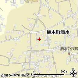 熊本県熊本市北区植木町滴水1167周辺の地図