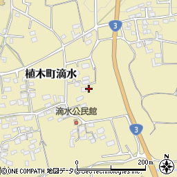 熊本県熊本市北区植木町滴水806周辺の地図