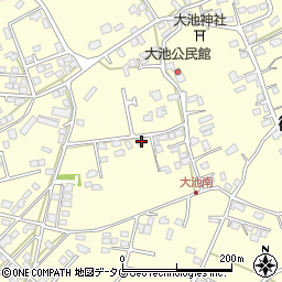熊本県合志市御代志1447-2周辺の地図