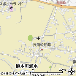 熊本県熊本市北区植木町滴水410周辺の地図